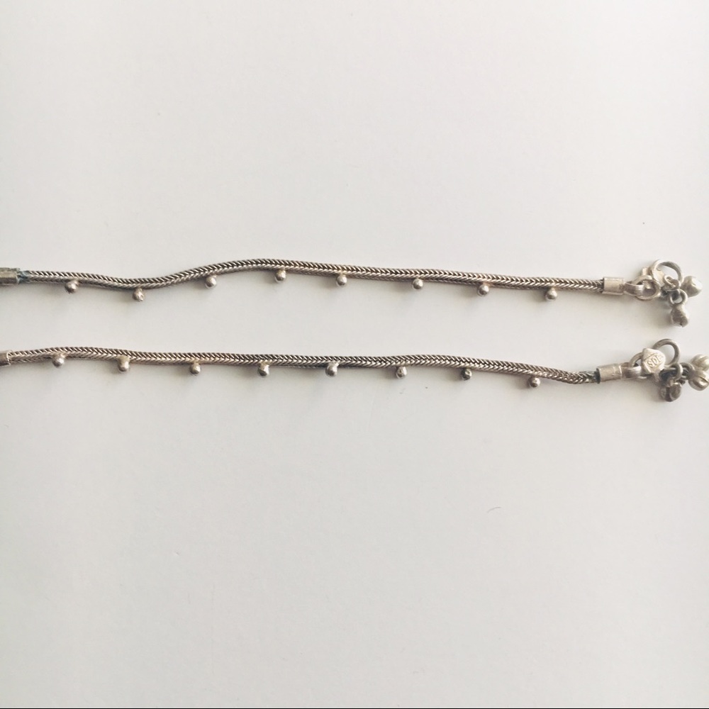 Indian Genuine Silver Anklets/Payal - Picture 3 of 3